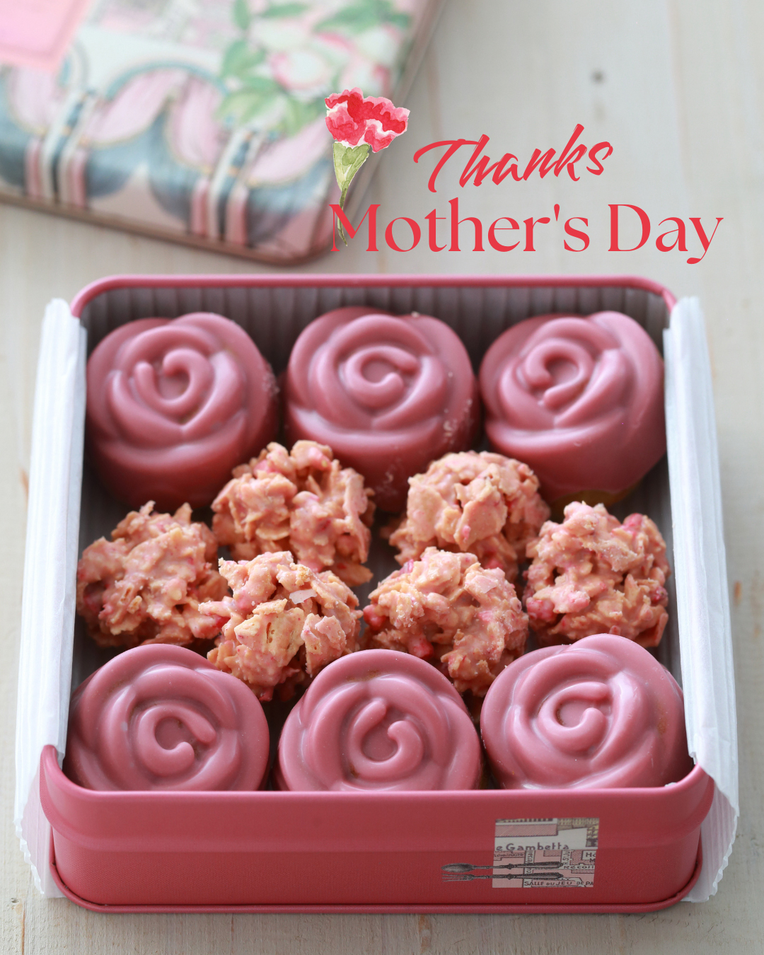 ＜販売終了＞Mother’s day Rose Financier Box
